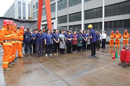 J9集团机械集团开展消防应急演练活动